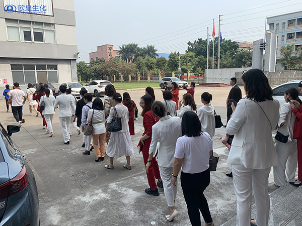 客戶團隊參觀歐泉工廠-歐泉生化 客戶團隊參觀歐泉工廠-歐泉生化